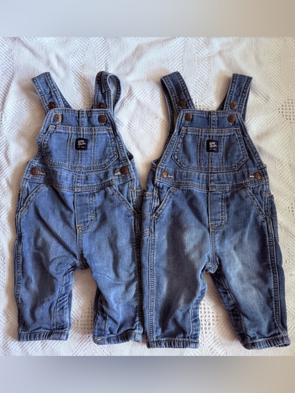 Baby B’gosh Denim Overalls | 6M | TWIN
